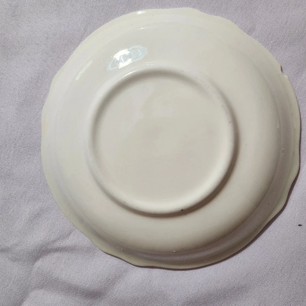 Vintage Homer Laughlin Brooksville Floral Serving Bowls & Saucers 15 Pc Lot USA